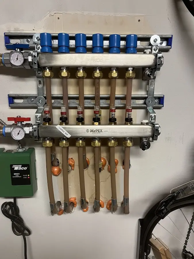 Plumber performing Leak Detection at a residential property in Hebbronville